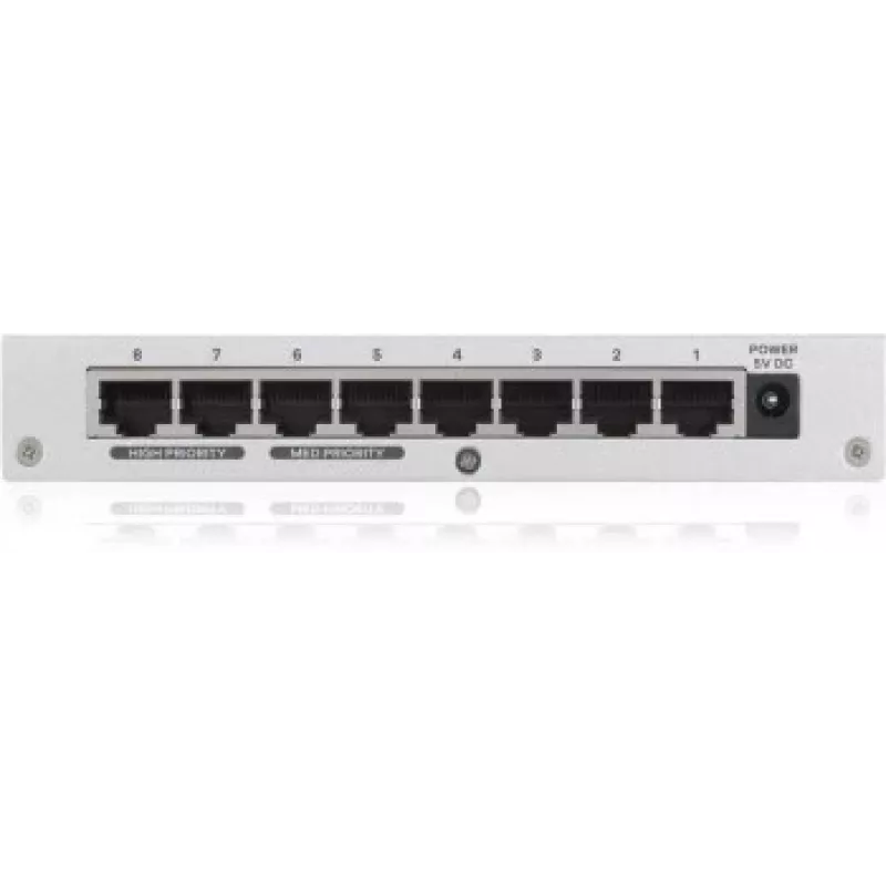 Zyxel GS-108B V3 nepārvaldāms L2+ Gigabit Ethernet (10/100/1000) sudrabains
