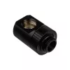 Adaptera veidgabals EK Water Blocks Brass Melns 28mm augstums 2,3cm diametrs