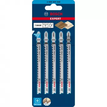 Bosch 2 608 900 558 finierzāģa/figūrzāģa/virzuļzāģa asmens Finierzāģa asmens Augsta oglekļa satura tērauds (HCS) 5 gab.