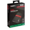 SSD Emtec 512GB USB Type-C 3.2 Gen 1 Melns Red X200