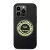 Karl Lagerfeld Soft Cover Silicone RSG Black for Apple iPhone 14 Pro KLHCP14LSRSGRCK