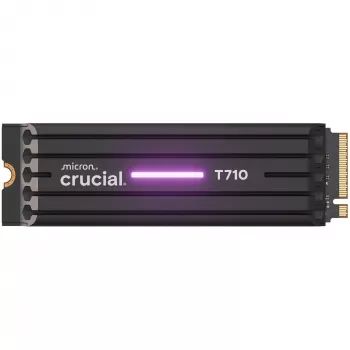 SSD CRUCIAL T710 4 TB M.2 PCIe 5.0 NVMe — 4000 GB, Read 14500 MB/s, Write 13800 MB/s