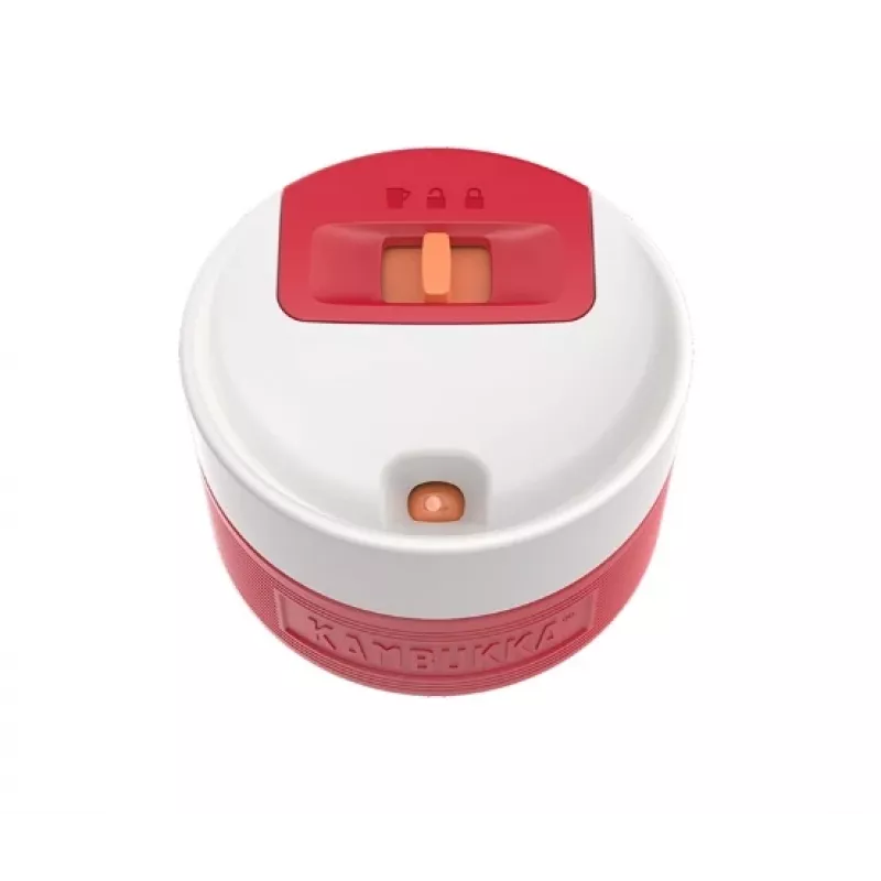 Termokrūze Kambukka ETNA 300 ml — nerūsējošā tērauda vakuumizolēta, pretšļakatu ar SnapClean vāciņu, 7,1 cm diametrs