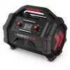 Pārnēsājamais celtniecības radio PerfectPro ROCKTAGON 18V — ar baterijām darbināms darba vietas radio