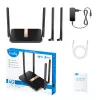 Cudy LT500D bezvadu maršrutētājs Fast Ethernet divjoslu (2.4 GHz / 5 GHz) 4G melns