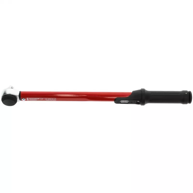 GEDORE Sarkans dinamometrisko atslēgu 1/2 40-200Nm gar.485 mm (R68900200)