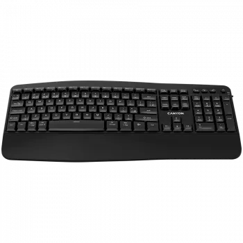 CANYON tastatūra HKB-W6 bezvadu melna