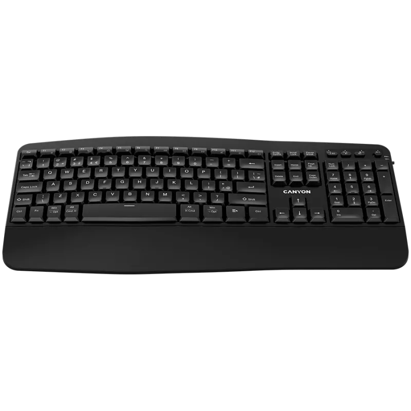 CANYON tastatūra HKB-W6 bezvadu melna