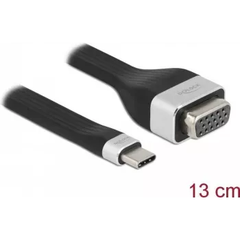 FPC plakanā lentes kabelis DeLOCK USB Type-C uz VGA 86730