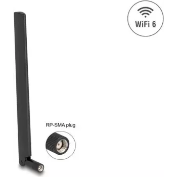 Daudzvirzienu antena DeLOCK 90677 6 dBi RP-SMA 2.4-5.875 GHz