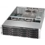 Supermicro SC836 BE1C-R1K23B - statīvs - statīvā montējams - 3U - uzlabots, paplašināts ATX - SATA/SAS - karstās nomaiņas 1200 vati - melns