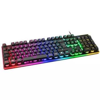 DELTACO GAMING GAM-021-RGB tastatūra, membrānas, RGB, vadu ir Deltaco produkts no mūsu spēļu tastatūru klāsta. Pērciet tiešsaistē Dienvidāfrikā pie DistriNode.