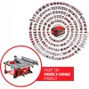 Power X-Change akumulatora galda zāģis TE-TS 36/210 Li-Solo, 36 volti (2x18V) (sarkans, bez akumulatora un lādētāja)