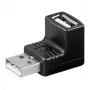 Microconnect USBAMAFA savienotāju adapteris USB A melns