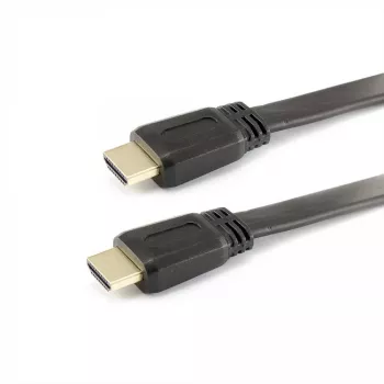 Sbox HDMI-HDMI 1.4 Flat M/M 1.5m HDMI-FLAT-15B Melns