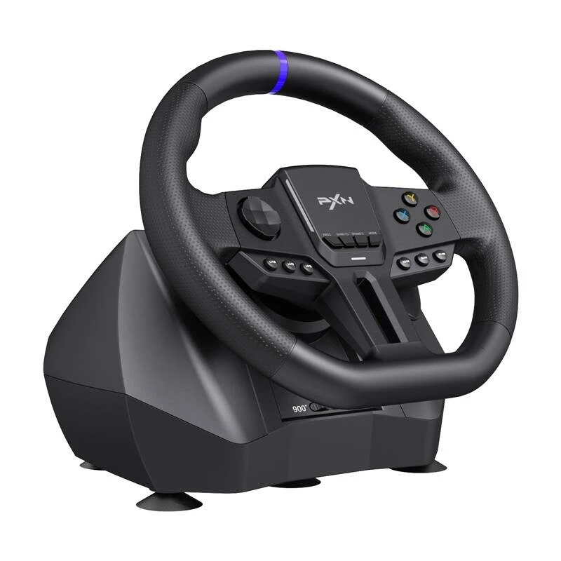 Gaming steering wheel PXN PXN-V900 Gen2 with adjustable sensitivity and vibration feedback