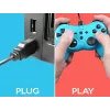 Vadu kontrolieris SUBSONIC SA5488-1 Neon Blue — priekš Nintendo Switch, vadu savienojums