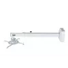 Sienas stiprinājums AVTEK WallMount Next 1200 — tērauds, balts, teleskopisks, 360° pagriežams, slīpums ±42°, maks. slodze 20 kg