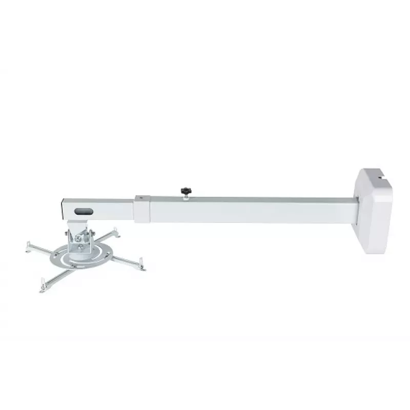 Sienas stiprinājums AVTEK WallMount Next 1200 — tērauds, balts, teleskopisks, 360° pagriežams, slīpums ±42°, maks. slodze 20 kg