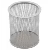 Zīmuļu futrālis Forpus, apaļš, sudraba krāsā, tukšs, perforēts metāls 1005-009