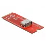 M.2 Key M uz 1 x OCuLink SFF-8612 pārveidotājs DeLOCK 64106