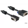 SVGA kabelis DeLOCK 83173 2m VGA D-Sub melns
