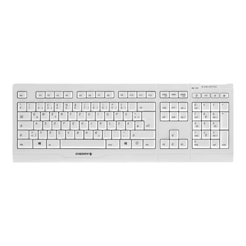 CHERRY B.UNLIMITED 3.0 tastatūra Pele iekļauta Birojs RF Bezvadu Vācu Pelēka