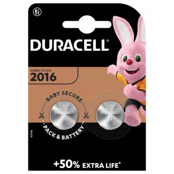 Duracell 2016 vienreizēja baterija CR2016 litija