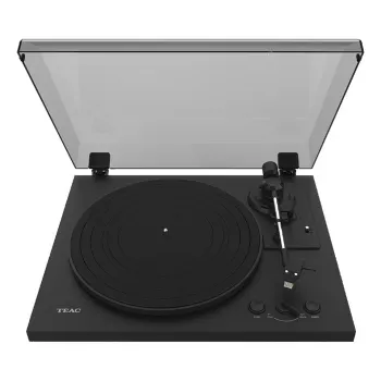 Siksnas piedziņas audio atskaņotājs TEAC TN-175-B Melns