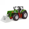 BRUDER traktors ar priekšējo iekrāvēju modelis BR-03451 – izturīgs rotaļu traktors ar kustināmu iekrāvēju