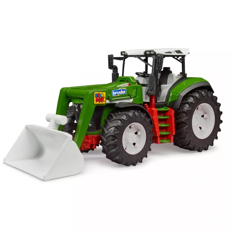 BRUDER traktors ar priekšējo iekrāvēju modelis BR-03451 – izturīgs rotaļu traktors ar kustināmu iekrāvēju