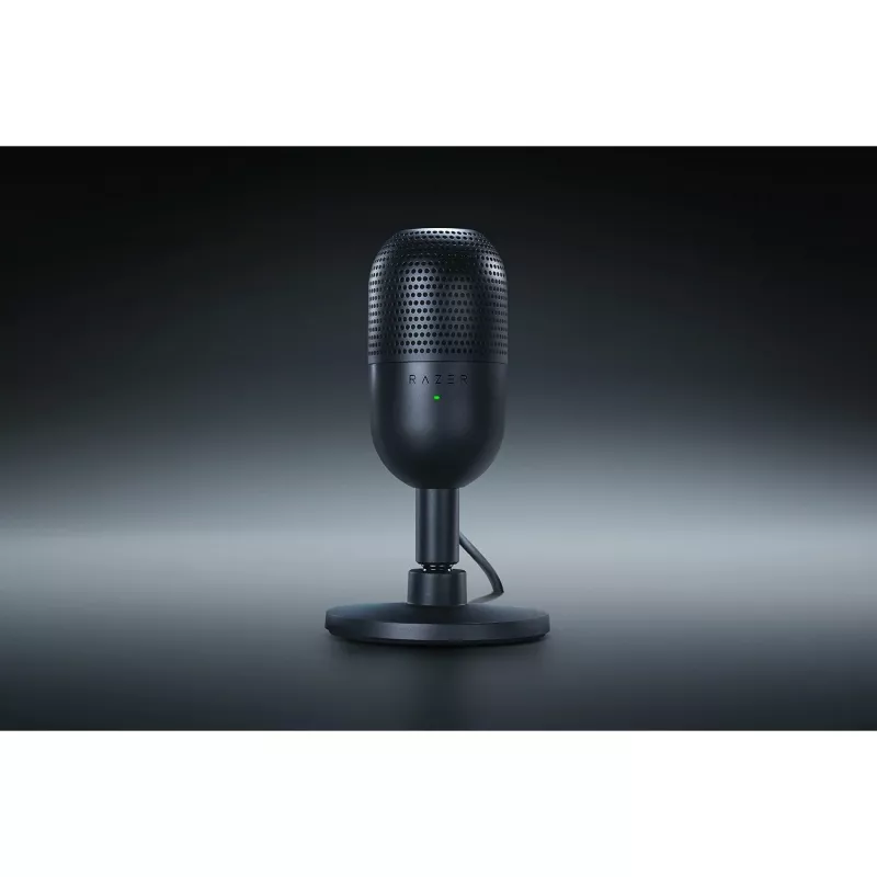 Galda mikrofons Razer Seiren V3 Mini, USB-C, superkardioīds, 20–20000 Hz, 96 kHz, 24-bitu, melns