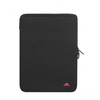 RIVACASE Antishock 5221 MacBook 13 uzmava, vertikāla, melna, dubultie rāvējslēdzēji