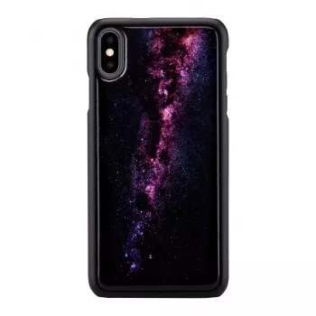 Telefona maciņš iKins iPhone XS Max — piena ceļa melns