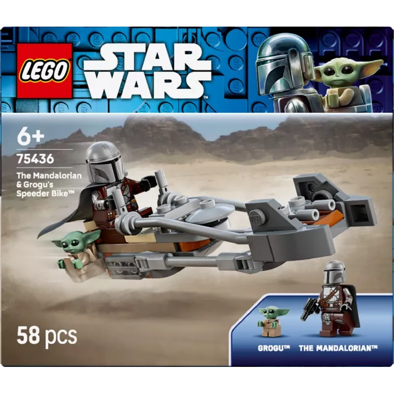 LEGO STAR WARS 75436 Mandalorietis un Grogus ātrumrats