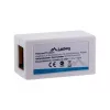 LANBERG savienotāju adapteris RJ-45 uz RJ-45, sieviešu–sieviešu, U/UTP Cat5e, balts