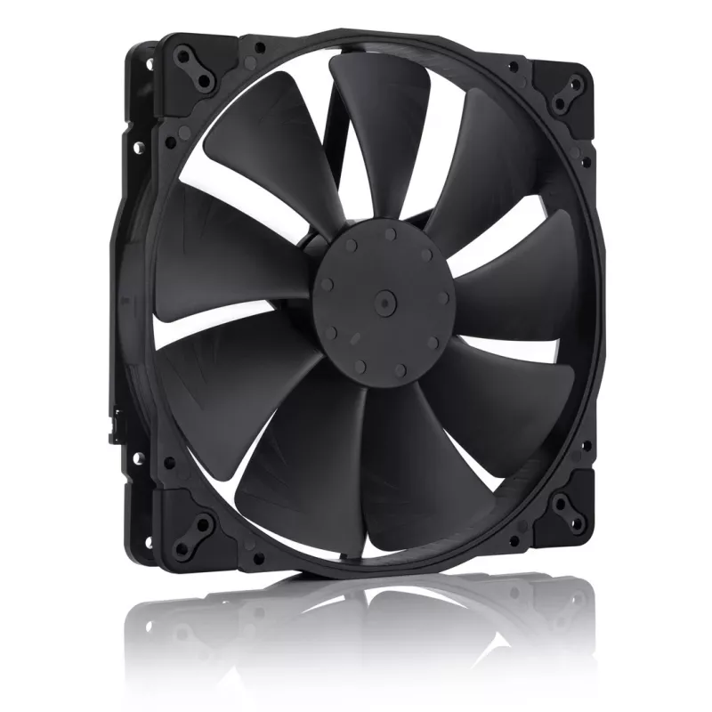 Noctua NF-A20 PWM CH.BK.S — 200 mm PWM datora korpusa ventilators, 12 V, 350–800 RPM, 146.9 m³/h, SSO gultnis