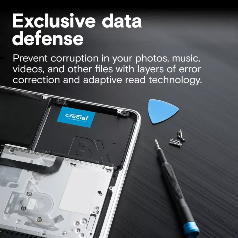 SSD disks Crucial 4 TB 2.5 collu SATA 3D NAND CT4000BX500SSD1