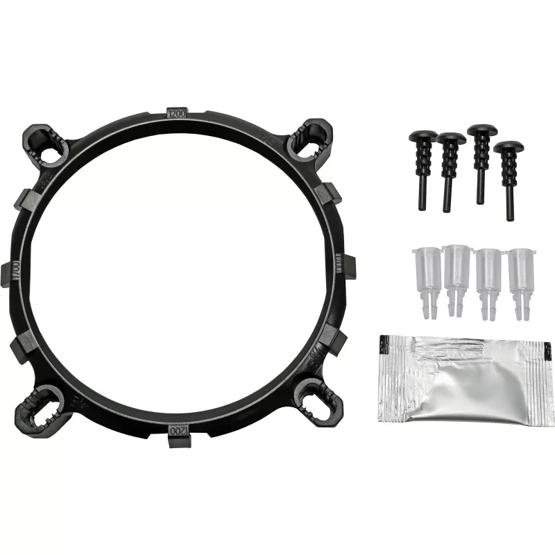 Gaisa dzesētājs INTER-TECH 4P90 Bulk, 92 mm hidrauliskais ventilators, 125 W TDP, saderīgs ar AM5/AM4/AM3 un LGA 1700/1200/115x/775
