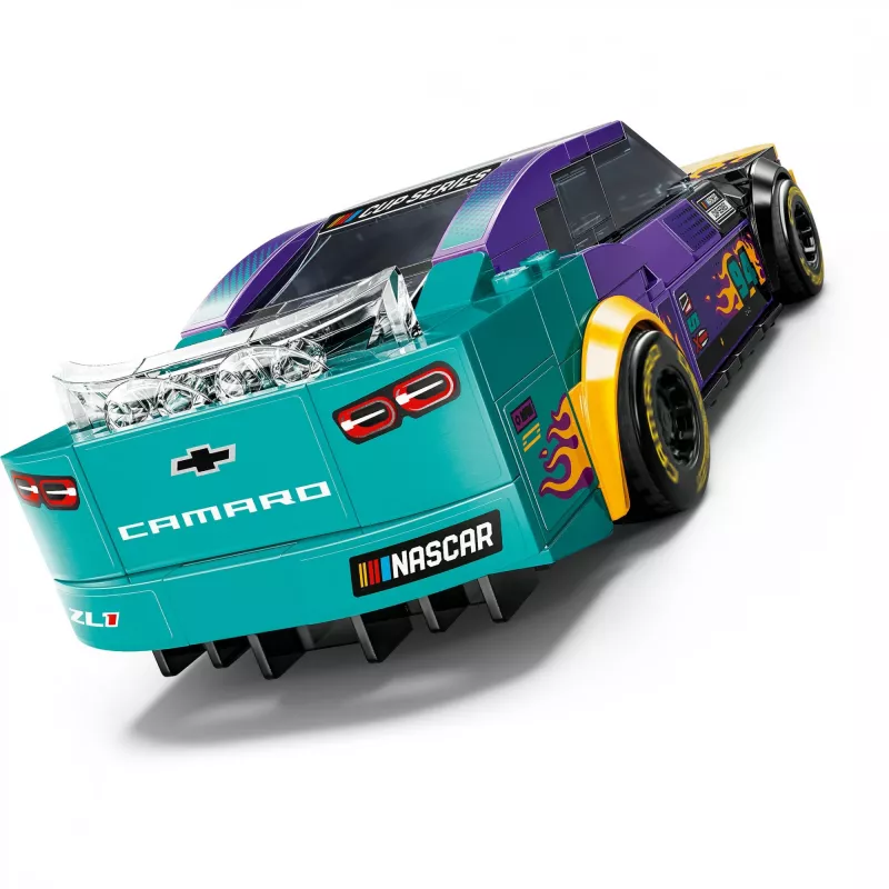 Konstrukciju rotaļlieta LEGO Speed Champions 76935 NASCAR Next Gen Chevrolet Camaro ZL1, 328 detaļas, 1 minifigūriņa, vecums 9+