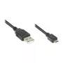 Goodconnections 2510-MB003 USB kabelis melns