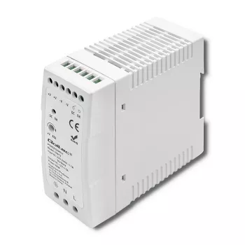 Qoltec DIN sliedes barošanas bloks | 60W | 12V | 5A | Balts | Plāns