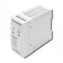 Qoltec DIN sliedes barošanas bloks | 60W | 12V | 5A | Balts | Plāns
