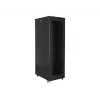 Brīvi stāvoša montāžas skapis LANBERG FF01-8042-23B 42U 19 collu 800×1000 mm Melns, 121 kg kravnesība