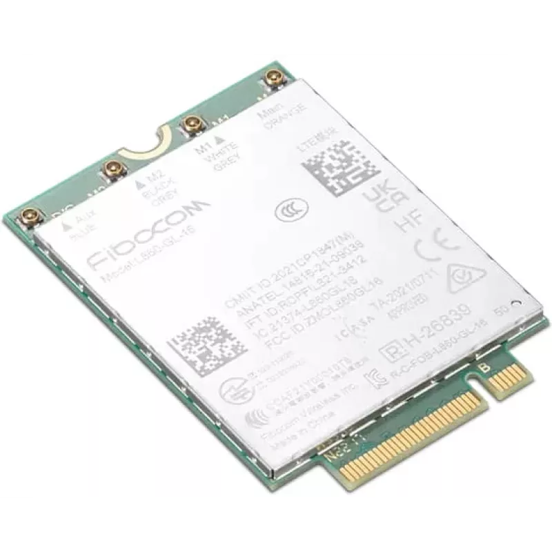 Iekšējais 4G WWAN modulis Lenovo Fibocom L860-GL-16 1000 Mbit/s bezvadu M.2