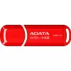USB zibatmiņa ADATA DashDrive UV150 64 GB, USB Type-A 3.2 Gen 1, sarkana, vāciņa dizains