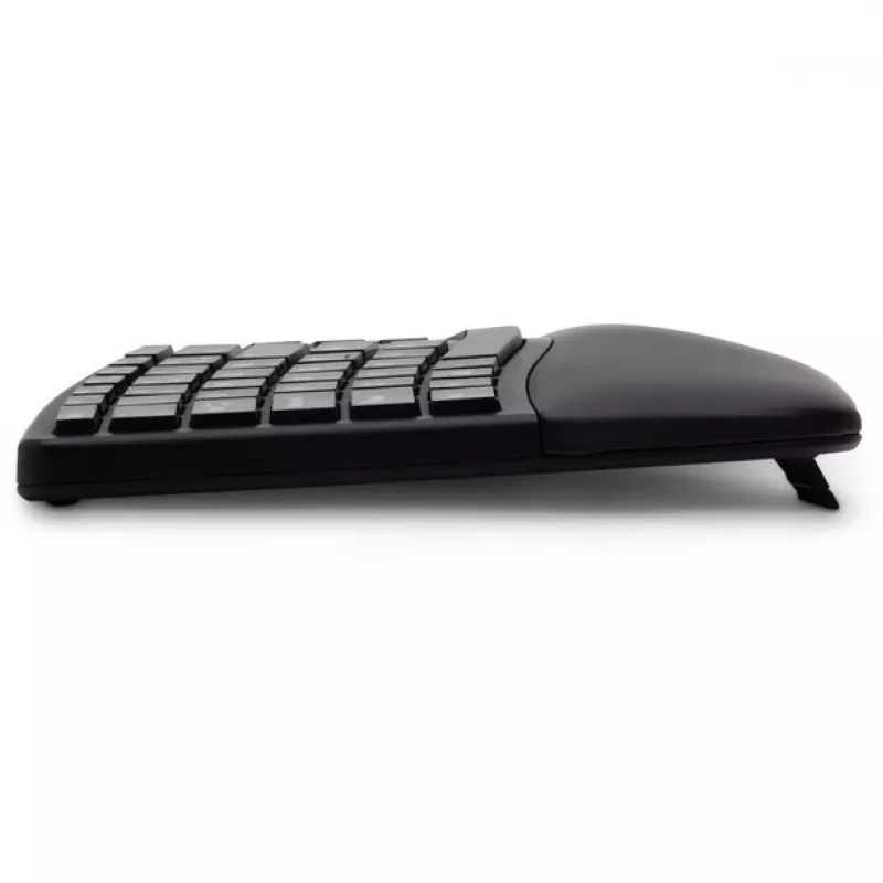 Kensington ProFit Ergo Wireless tastatūra FR, pilna izmēra (100%), vadu un bezvadu, RF bezvadu + USB, AZERTY, melns