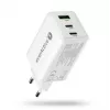 Strāvas lādētājs everActive SQ-655Q 65W, 1×USB-A + 2×USB-C ātra uzlāde