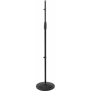 Mikrofona statīvs Omnitronic regulējams augstums 85–157 cm, trīskāju pamatne, modelis 6000580P