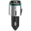 FM raidītājs 4smarts 456201 Cigarette lighter Melns Silver AM FM Bluetooth
